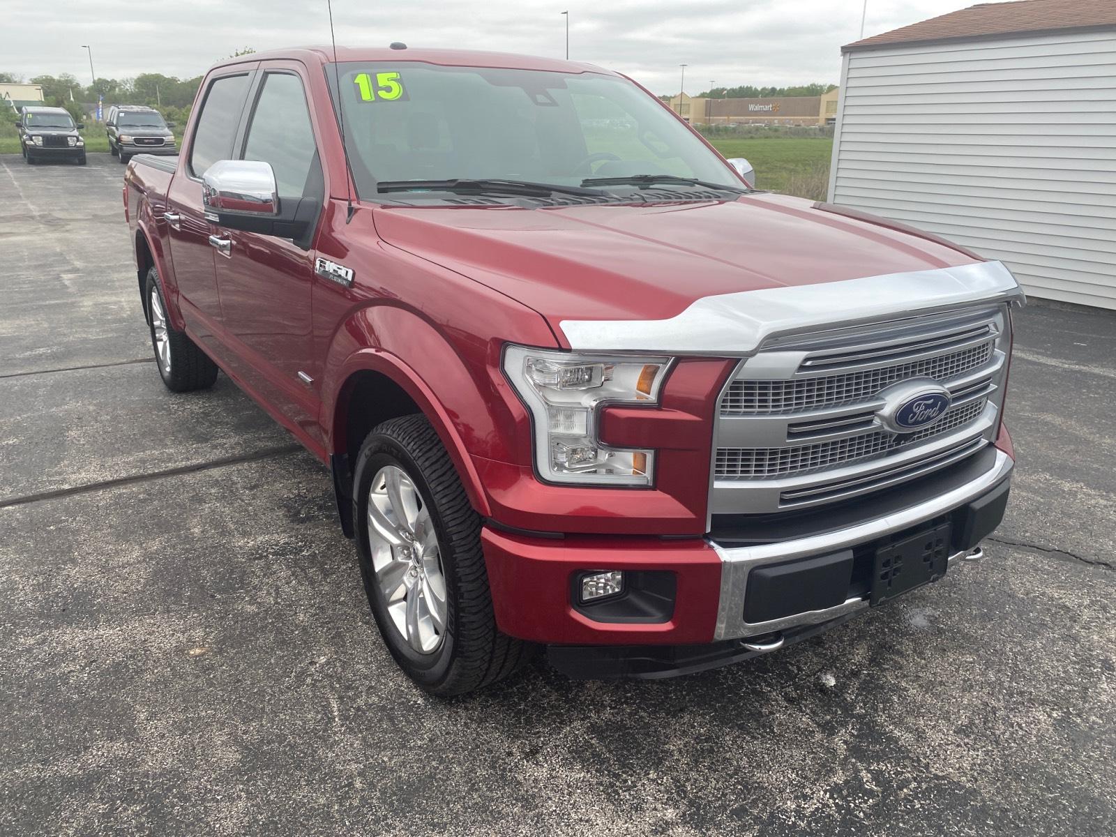 Pre-Owned 2015 Ford F-150 4WD SuperCrew 145 Platinum Crew Cab Pickup in ...